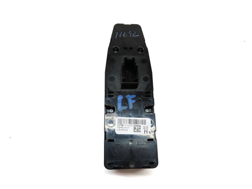Thumbnail 6: 12-19 BMW 3 4 M3 X3 X4 SERIES FRONT LEFT DRIVER WINDOW SWITCH P-FOLD (BLACK)