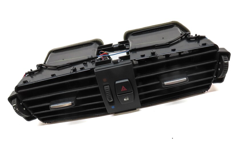 Thumbnail 3: 2014 BMW X3 (F25) FRONT DASH CENTER HVAC A/C HEATER AIR VENT (BLACK) 64229184743