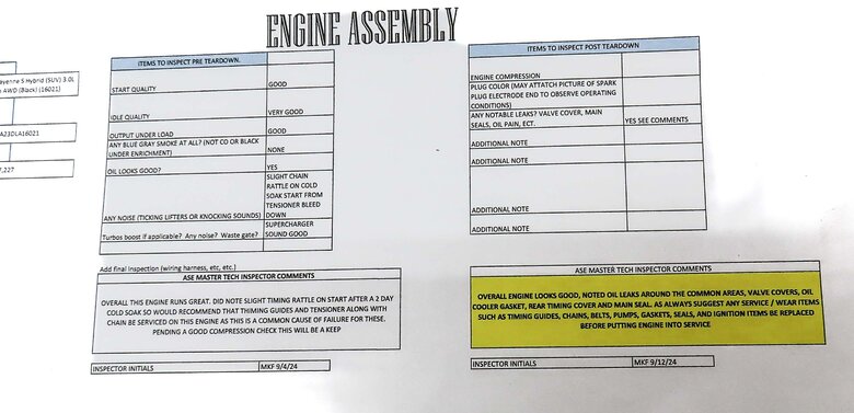 Thumbnail 7: 11-18 PORSCHE CAYENNE HYBRID (958) 3.0L M06.EC ENGINE ASSEMBLY (77k ASE TESTED)
