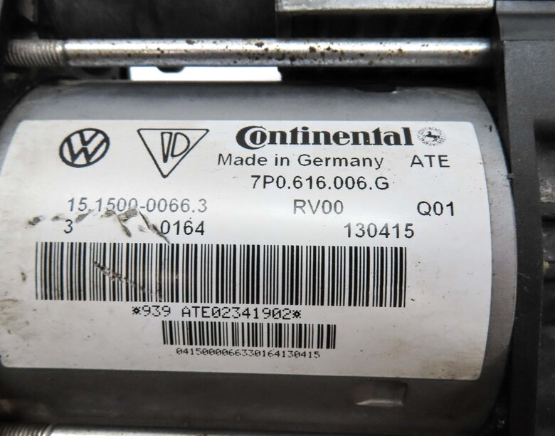 Thumbnail 7: 2011-2018 PORSCHE CAYENNE (958) AIR SUSPENSION COMPRESSOR PUMP MOTOR