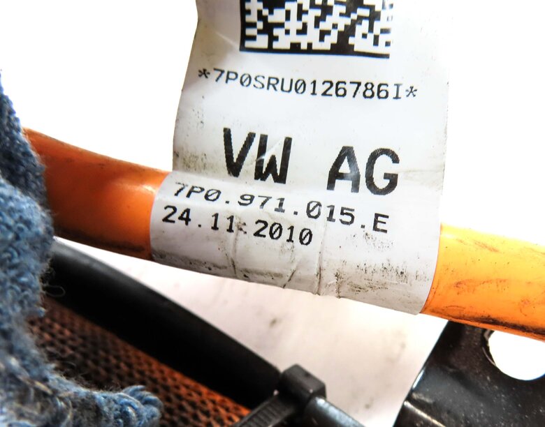 Thumbnail 7: 2013 PORSCHE CAYENNE HYBRID (958) HYBRID BATTERY WIRE WIRING HARNESS 7P0971015E