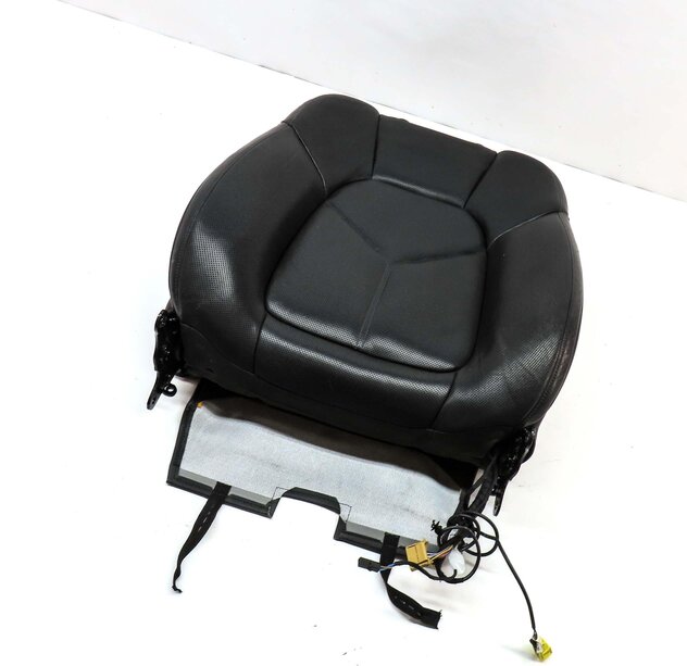 Thumbnail 1: 2013 PORSCHE CAYENNE HYBRID 958 FRONT LEFT UPPER COOL HEATED SEAT CUSHION BLACK