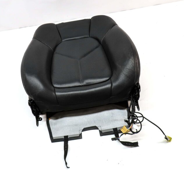 Thumbnail 3: 2013 PORSCHE CAYENNE HYBRID 958 FRONT LEFT UPPER COOL HEATED SEAT CUSHION BLACK
