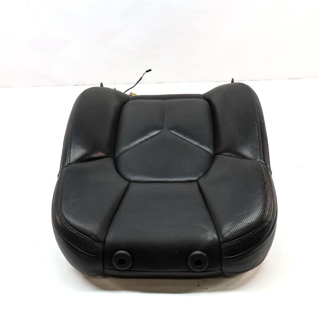 Thumbnail 4: 2013 PORSCHE CAYENNE HYBRID 958 FRONT LEFT UPPER COOL HEATED SEAT CUSHION BLACK