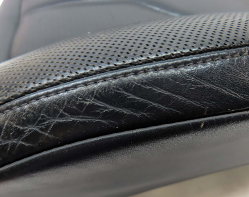 Thumbnail 7: 2013 PORSCHE CAYENNE HYBRID 958 FRONT LEFT UPPER COOL HEATED SEAT CUSHION BLACK