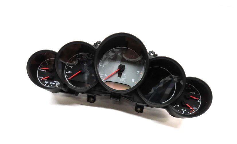 Thumbnail 1: 13-16 PORSCHE CAYENNE (958) SPEEDOMETER (MPH) INSTRUMENT GUAGE CLUSTER (77k)