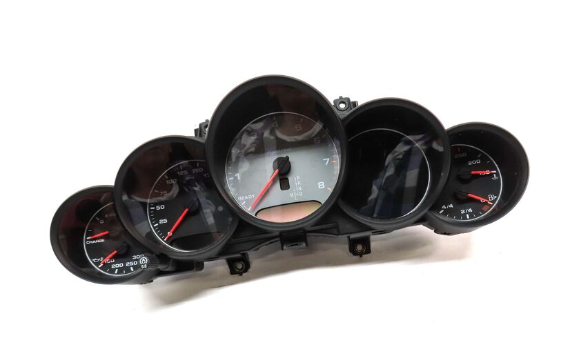 Thumbnail 4: 13-16 PORSCHE CAYENNE (958) SPEEDOMETER (MPH) INSTRUMENT GUAGE CLUSTER (77k)