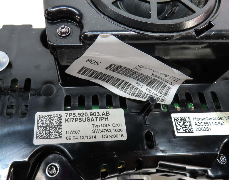 Thumbnail 8: 13-16 PORSCHE CAYENNE (958) SPEEDOMETER (MPH) INSTRUMENT GUAGE CLUSTER (77k)
