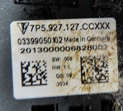 Thumbnail 6: 2013 PORSCHE CAYENNE HYBRID 958 SUSPENSION TERRAIN TRACTION CONTROL SWITCH PANEL