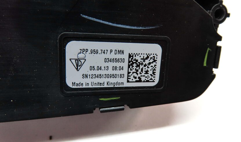 Thumbnail 7: 2013 PORSCHE CAYENNE HYBRID (958) FRONT LEFT DRIVER SEAT ADJUST SWITCH (SILVER)