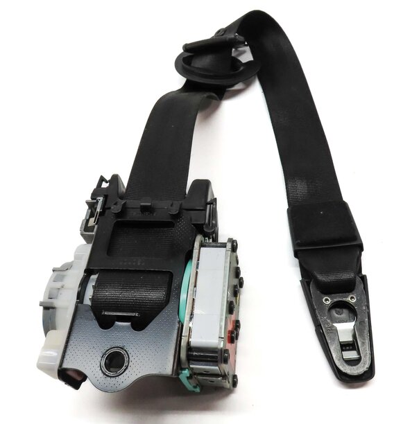 Thumbnail 4: 2011-2018 PORSCHE CAYENNE (958) LEFT FRONT DRIVER SEATBELT RETRACTOR (BLACK)