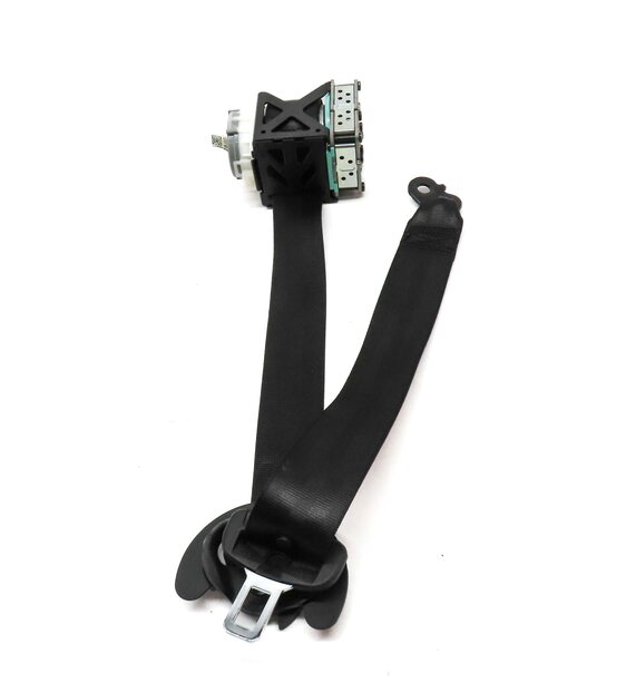 Thumbnail 2: 2013 PORSCHE CAYENNE HYBRID (958) REAR LEFT SEATBELT SEAT BELT RETRACTOR (BLACK)