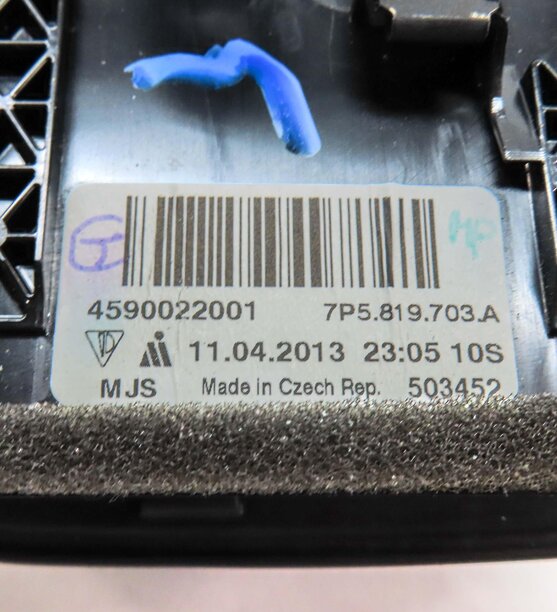 Thumbnail 7: 2013 PORSCHE CAYENNE HYBRID (958) FRONT LEFT DRIVER DASH HVAC AC HEATER AIR VENT