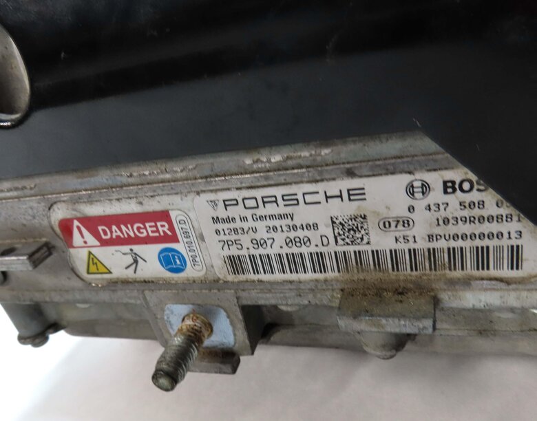 Thumbnail 8: 2013 PORSCHE CAYENNE (958) 3.0L HYBRID ENGINE BATTERY POWER INVERTER 7P5907080D