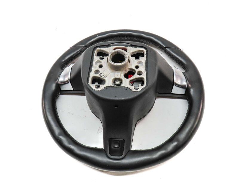 Thumbnail 5: 11-16 PORSCHE CAYENNE PANAMERA (958 970 G1) 3 SPOKE HEATED BLACK STEERING WHEEL