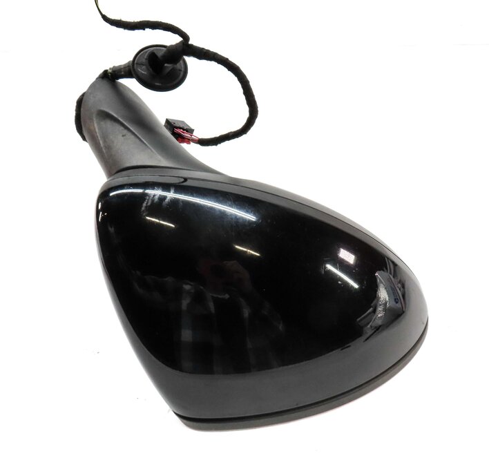 Thumbnail 5: 11-14 PORSCHE CAYENNE 958 RIGHT DOOR MIRROR PFOLD AUTODIM BLIND SPOT MEM (BLACK)