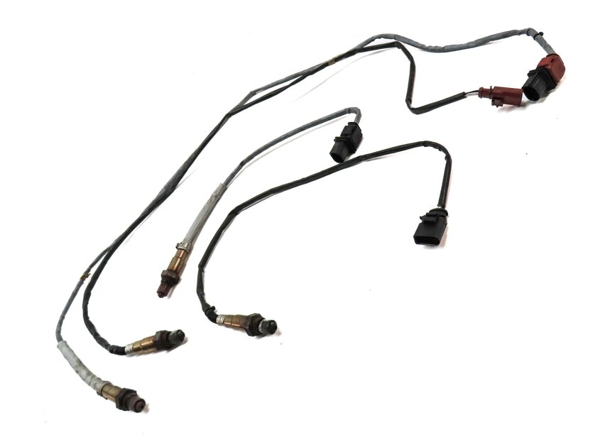 Thumbnail 3: 2013 PORSCHE CAYENNE (958) 3.0L HYBRID ENGINE PRE POST CAT O2 OXYGEN SENSOR SET4
