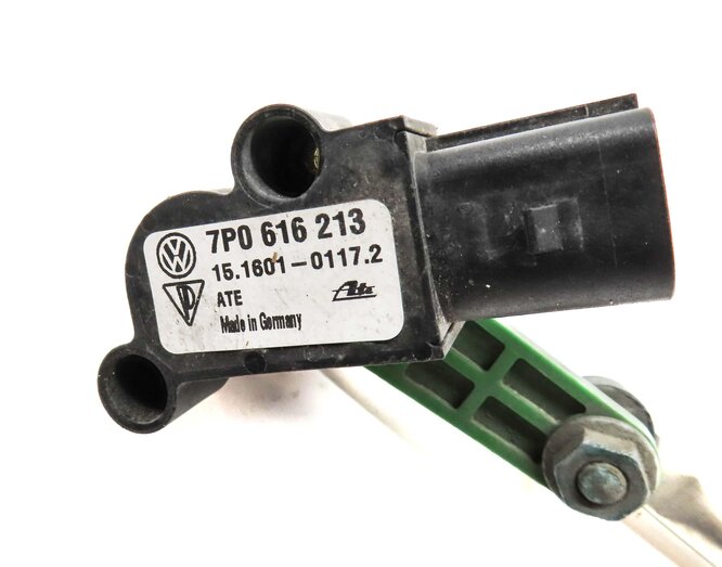 Thumbnail 5: 2013 PORSCHE CAYENNE HYBRID 958 FRONT LEFT DRIVER SUSPENSION HEIGHT LEVEL SENSOR