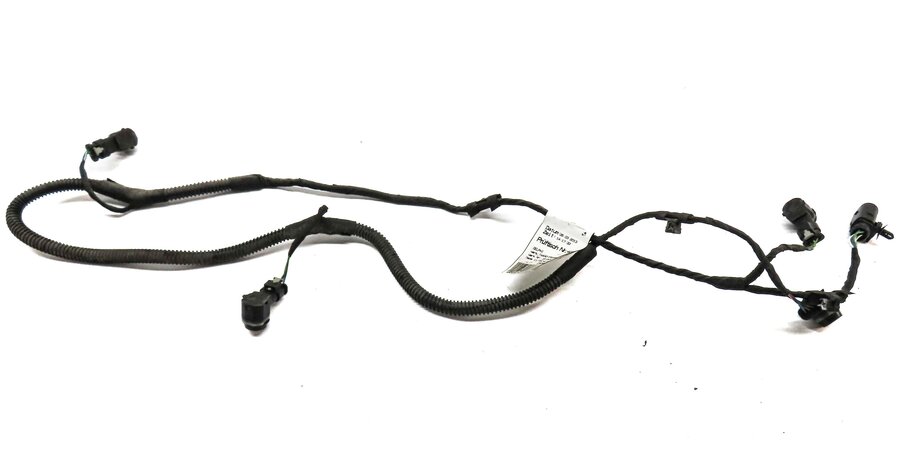 Thumbnail 2: 2013 PORSCHE CAYENNE HYBRID 958 REAR PARK ASSIST PDC SENSOR SET4 BLACK & HARNESS