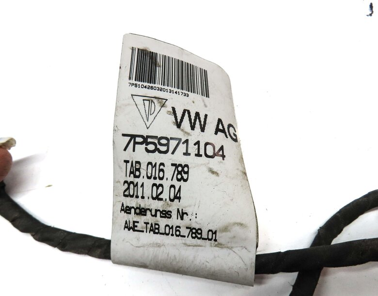 Thumbnail 4: 2013 PORSCHE CAYENNE HYBRID 958 REAR PARK ASSIST PDC SENSOR SET4 BLACK & HARNESS