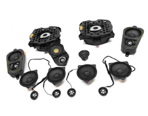 Thumbnail 2: 2012 BMW X5 (E70) RADIO STEREO AUDIO SUB SUBWOOFER TWEETER SPEAKER SET-14