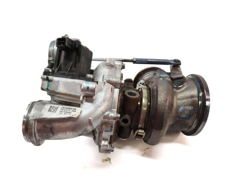 Thumbnail 6: 08-14 BMW 550i 750i X5 X6 (E70 E71 F01 F10) 4.4L N63 ENGINE - LEFT TURBOCHARGER