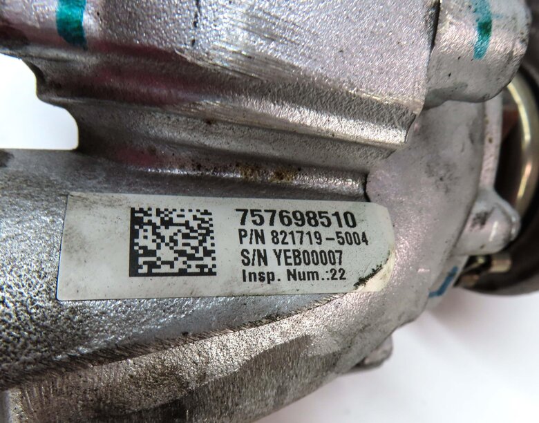 Thumbnail 8: 08-14 BMW 550i 750i X5 X6 (E70 E71 F01 F10) 4.4L N63 ENGINE - LEFT TURBOCHARGER