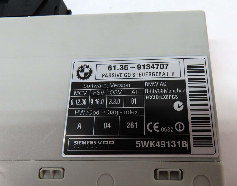 Thumbnail 4: 07-14 BMW 5 X5 X6M SERIES (E60 E70 E71) KEYLESS ENTRY PASSIVE GO CONTROL MODULE