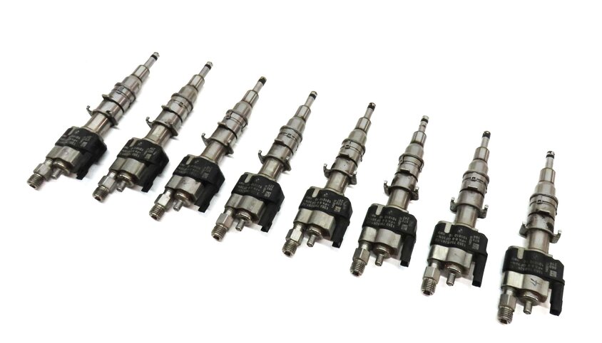 08-16 BMW 3 5 7 X5 X6 Z4 3.0L N54 4.4L N63 FUEL INJECTOR SET/8 (ALL INDEX 12)