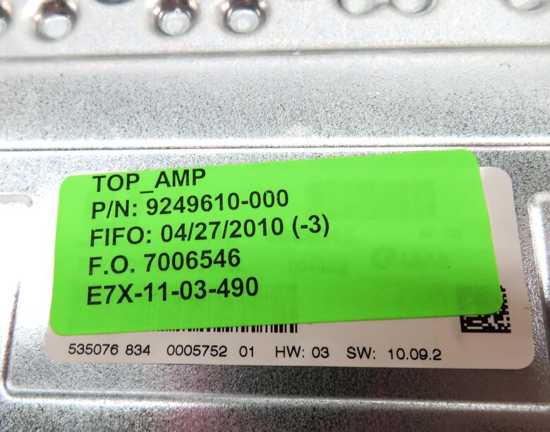 Thumbnail 5: 2011-2016 BMW X5 X5M X6 X6M Z4 (E70 E71 E89) STEREO HiFi DSP AUDIO AMP AMPLIFIER