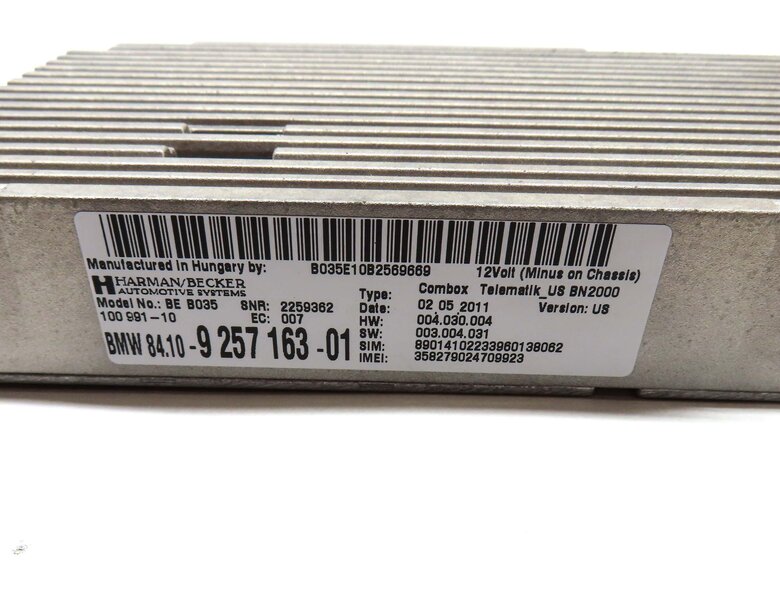 Thumbnail 4: 10-14 BMW 335i X5 X6 (E70 E71 E90) BLUETOOTH TELEMATICS COMBOX CONTROL MODULE