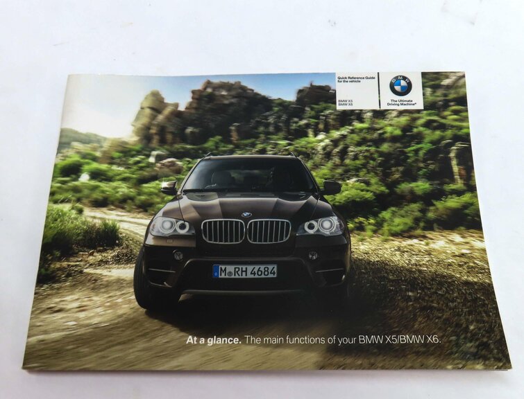 Thumbnail 5: 2012 BMW X5 (E70) OWNERS MANUAL BOOK BOOKLET GUIDE SET w/ CASE