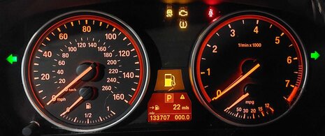 Thumbnail 2: 2011-2013 BMW X5 3.0L TURBO / 4.4L TWIN TURBO SPEEDOMETER GAUGE CLUSTER (133k)