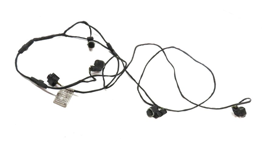 2012 BMW X5 (E70) REAR PDC PARK DISTANCE SENSOR SET w/ HARNESS (BLACK)