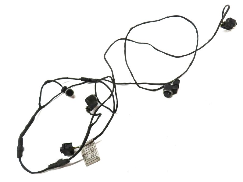 Thumbnail 3: 2012 BMW X5 (E70) REAR PDC PARK DISTANCE SENSOR SET w/ HARNESS (BLACK)