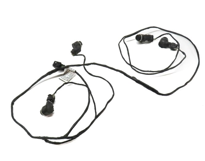 2012 BMW X5 (E70) FRONT PDC PARK DISTANCE SENSOR SET w/ HARNESS (BLACK)