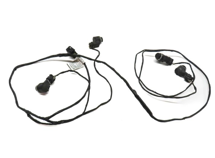 Thumbnail 2: 2012 BMW X5 (E70) FRONT PDC PARK DISTANCE SENSOR SET w/ HARNESS (BLACK)