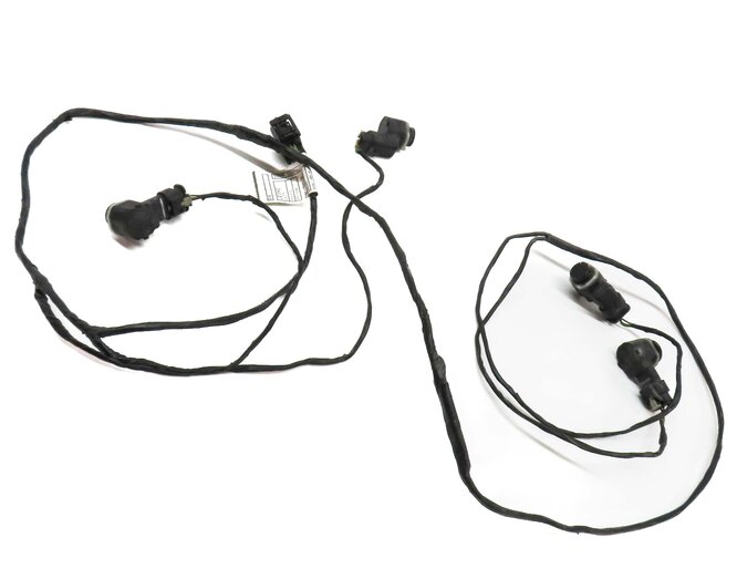 Thumbnail 3: 2012 BMW X5 (E70) FRONT PDC PARK DISTANCE SENSOR SET w/ HARNESS (BLACK)