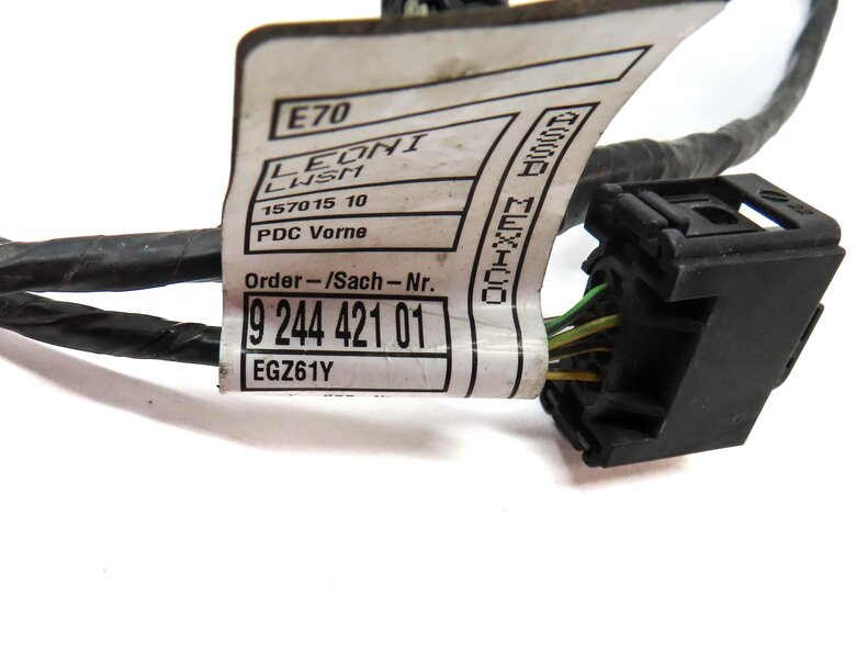 Thumbnail 4: 2012 BMW X5 (E70) FRONT PDC PARK DISTANCE SENSOR SET w/ HARNESS (BLACK)