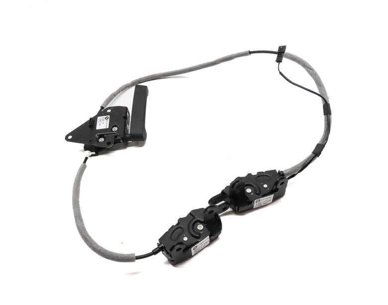 2012 BMW X5 (E70) REAR TAILGATE LOCK LATCH SET w/ RELEASE LEVER & CABLE