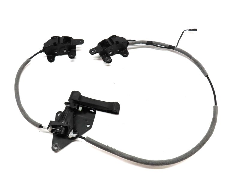 Thumbnail 4: 2012 BMW X5 (E70) REAR TAILGATE LOCK LATCH SET w/ RELEASE LEVER & CABLE