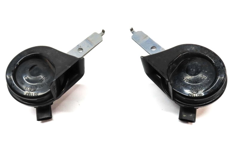 Thumbnail 2: 2010-2014 BMW X5 X6 (E70 E71) HIGH & LOW TONE SAFETY HORN SET-2