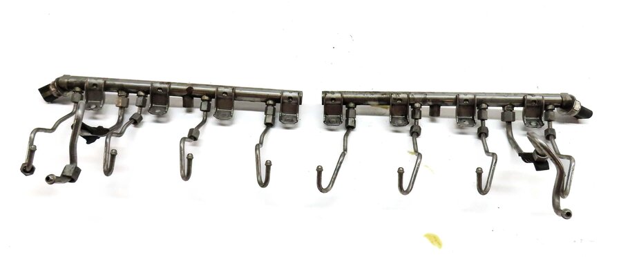 Thumbnail 4: 2012 BMW X5 (E70) 4.4L N63 ENGINE LEFT & RIGHT FUEL RAIL SET-2