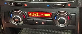 Thumbnail 2: 2007-2013 BMW X5 (E70) REAR HEATER A/C CLIMATE TEMPERATURE CONTROL PANEL