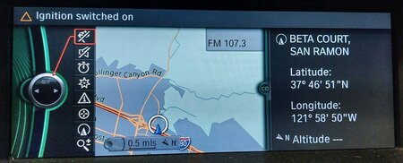 10-14 X5 X5M X6 X6M (E70 E71 E72) 8.8" FRONT GPS NAVIGATION MEDIA DISPLAY SCREEN
