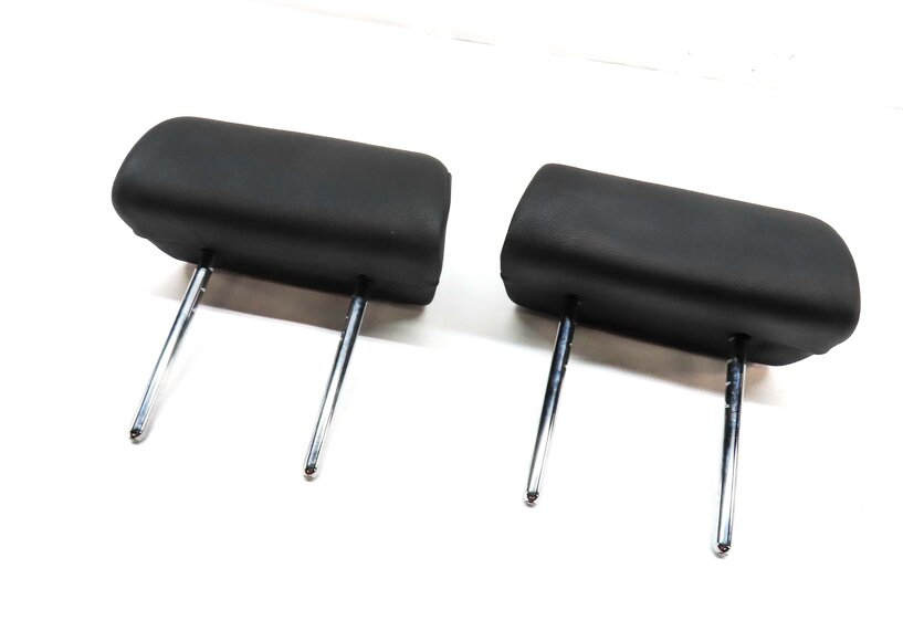 2009-2013 BMW X5 (E70) LEFT & RIGHT REAR 2nd ROW SEAT HEADREST SET-2 (BLACK)