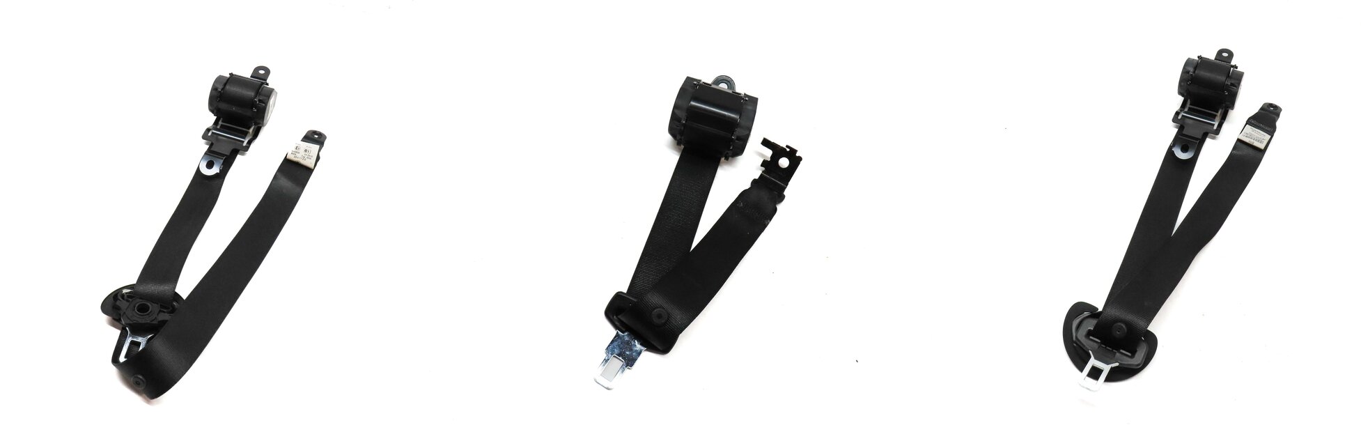 2012 BMW X5 (E70) REAR 2nd SECOND ROW SEAT SEATBELT RETRACTOR SET-3 (BLACK)