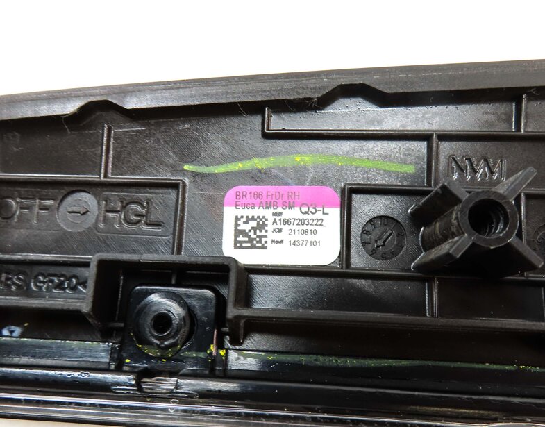 Thumbnail 16: 2013 MERCEDES GL450 (X166) DASH & DOOR INTERIOR TRIM SET-6 (EUCALYPTUS WOOD 734)