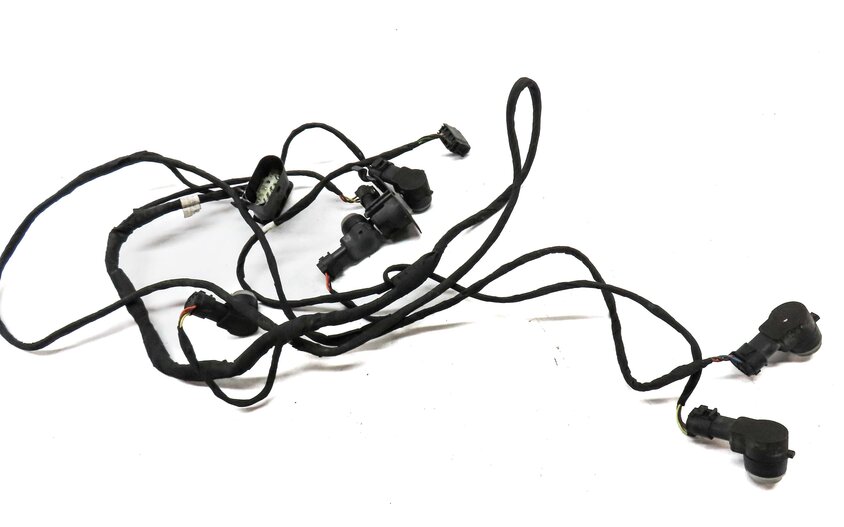 Thumbnail 2: 2013 MERCEDES GL450 (X166) FRONT PDC PARK DISTANCE SENSOR SET-6 & HARNESS (GRAY)