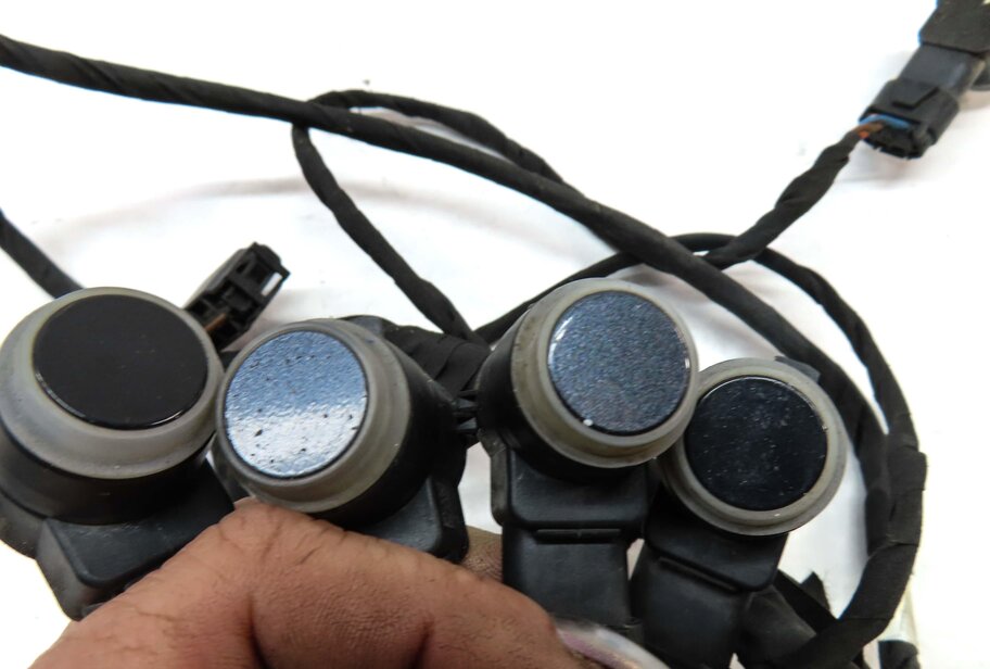 Thumbnail 5: 2013 MERCEDES GL450 (X166) FRONT PDC PARK DISTANCE SENSOR SET-6 & HARNESS (GRAY)